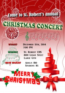 The Christmas concert is coming up!