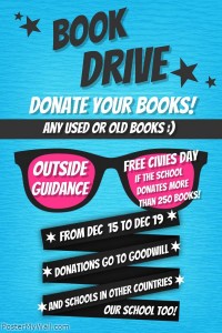 book drive poster
