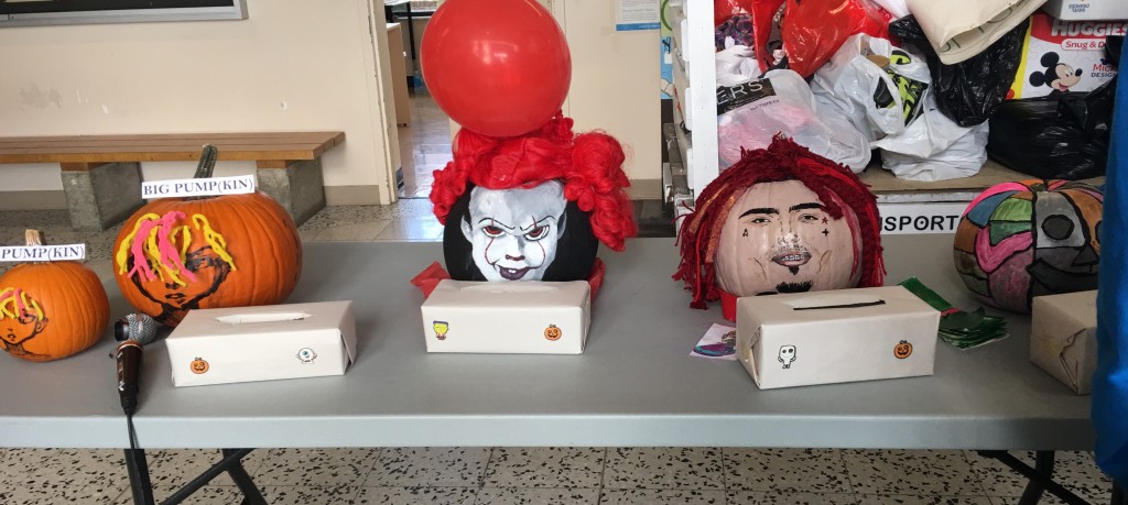 Classes competed with each other to create the scariest and best-looking pumpkin.