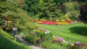 One of the four unique gardens in Victoria, British Colombia