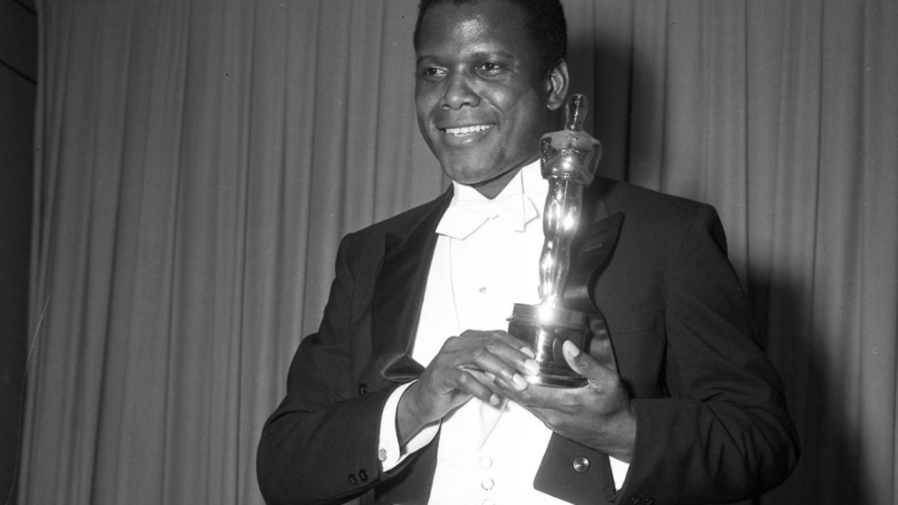 Sidney Poitier, the first Black actor to win an Oscar in 1964