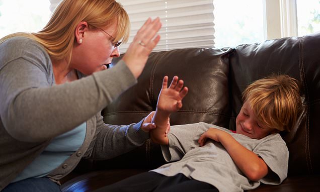 Women Beating Kid